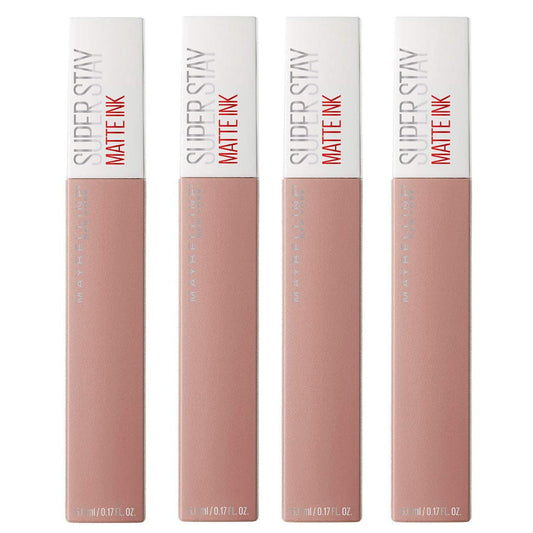 Buy 4pk Maybelline SuperStay Matte Ink Liquid Lipstick 05 Loyalist Nude - Makeup Warehouse Australia 
