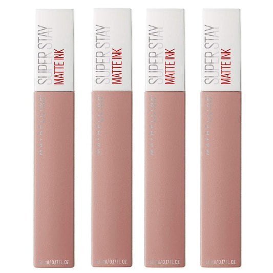 Buy 4pk Maybelline SuperStay Matte Ink Liquid Lipstick 05 Loyalist Nude - Makeup Warehouse Australia