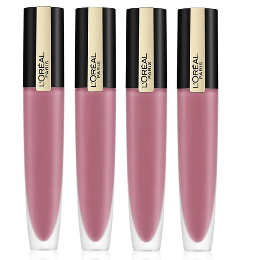 Buy Online 4pk LOreal Rouge Signature Matte Colour Ink Lipstick 105 I Rule Pink - Makeup Warehouse Australia 