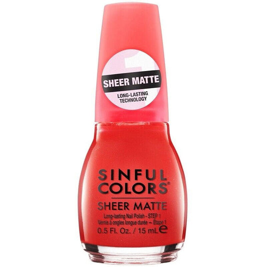 Buy Sinful Colours Sheer Matte Nail Polish 2756 Ruby Tutu - Makeup Warehouse Australia