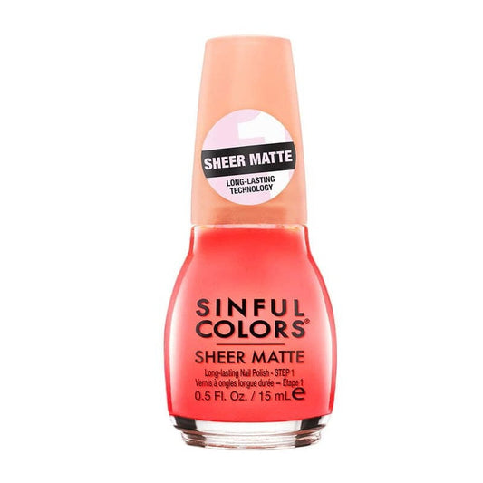 Sinful Colours Sheer Matte Nail Polish 2758 Hot & Hazy - Makeup Warehouse Australia