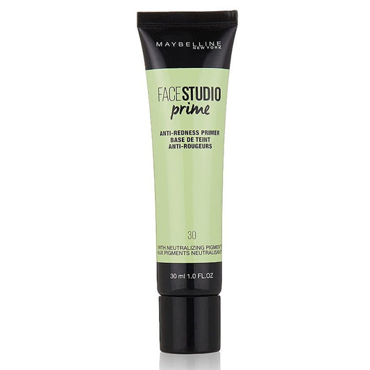 Shop Now Maybelline Face Studio Prime 30 Anti-Redness Primer 30mL - Makeup Warehouse 