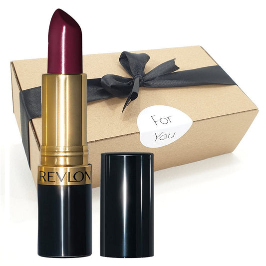 Buy Gift Box - Revlon Super Lustrous Lipstick - 477 Black Cherry Makeup Warehouse 