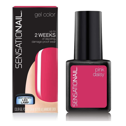 Buy Online Sensationail Colour Gel Nail Polish 71591 Pink Daisy - Makeup Warehouse Australia