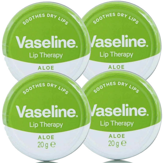 Buy Online 4pk Vaseline Lip Therapy Aloe 20g - Makeup Warehouse Australia 