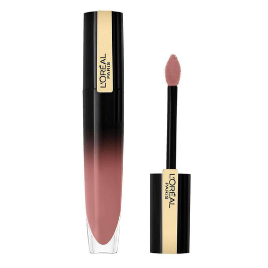 LOreal Brilliant Signature Shine Colour Ink Liquid Lipstick 301 Be Determined - Makeup Warehouse Australia