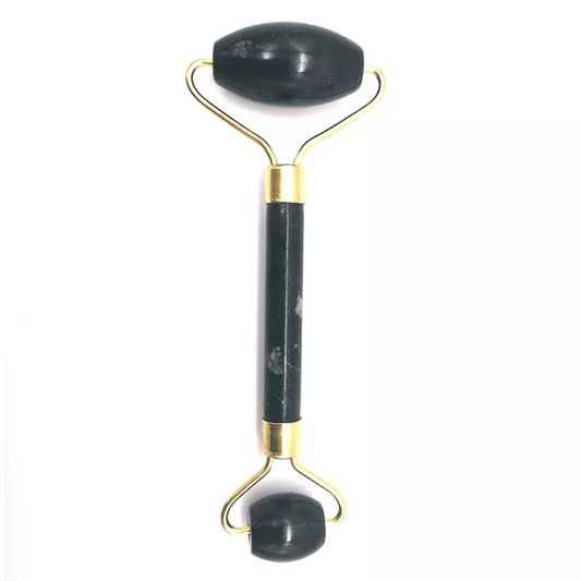 Black Jade Stone Face Massage Roller