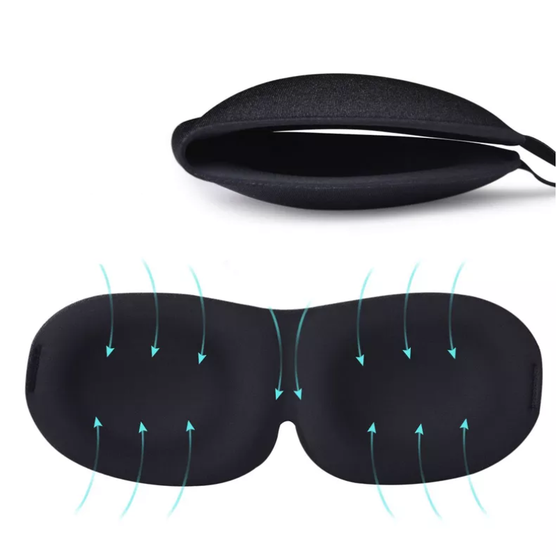 Blockout Contour Eye Sleep Mask - Blue