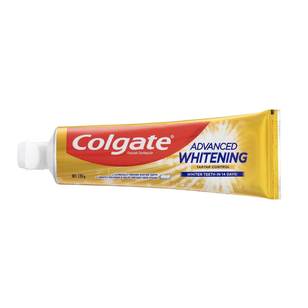 Colgate Advanced Whitening Tartar Control Toothpaste 120g – Makeup in ...