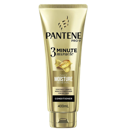 Pantene Pro V 3 Minute Miracle Daily Moisture Renewal Conditioner 400mL - Makeup Warehouse Australia