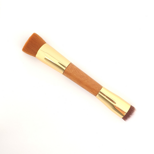 Angled Foundation Brush and Contour Blend Brush - Makeup Cosmetic Tools