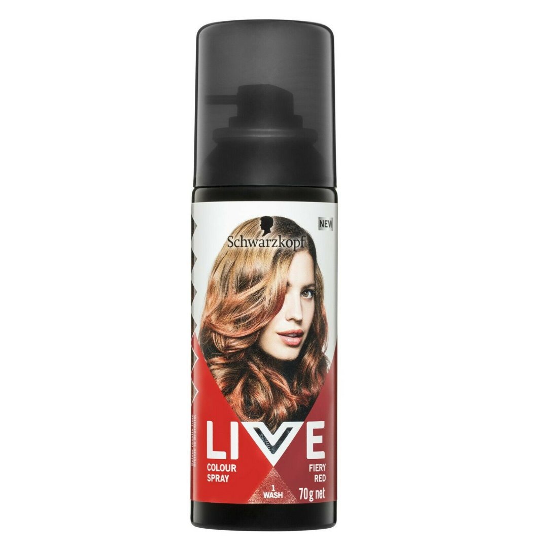 Schwarzkopf LIVE Colour Spray 1 Wash - Fiery Red