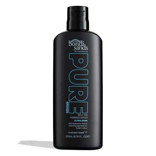 Bondi Sands Pure Bronze Self Tan Foaming Water Ultra Dark 200mL - Makeup Warehouse Australia