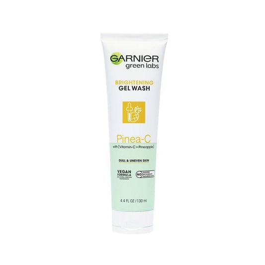 3 x Garnier Green Labs Pinea-C Brightening Gel Wash Cleanser 130mL