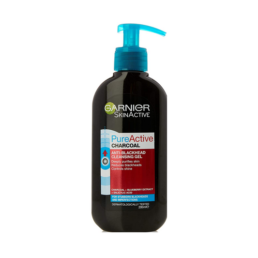 Garnier Pure Active Charcoal Anti Blackhead Cleansing Gel 200ml