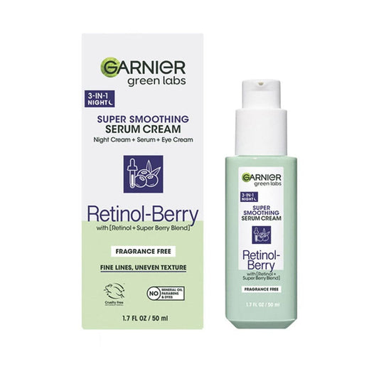 Garnier Super Smoothing Serum Cream 3 in 1 Night Retinol Berry 50ml