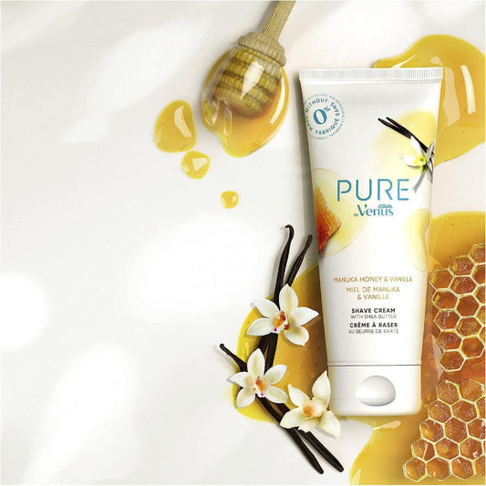 Gillette Pure by Venus Manuka Honey & Vanilla Shave Cream 174g  EXP 09/23