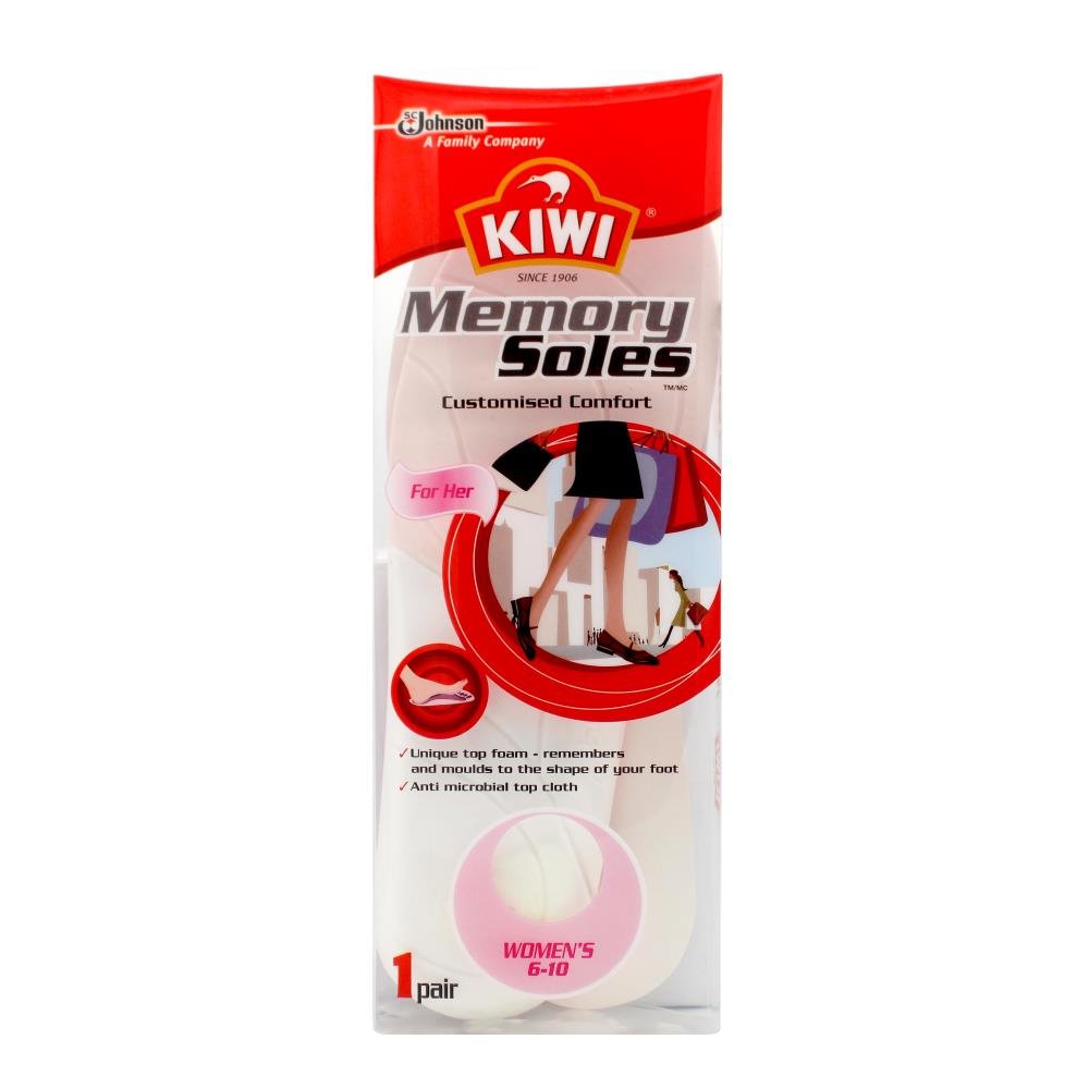 Kiwi Memory Soles Customised Comfort For Her Women's 6-10 1 pair