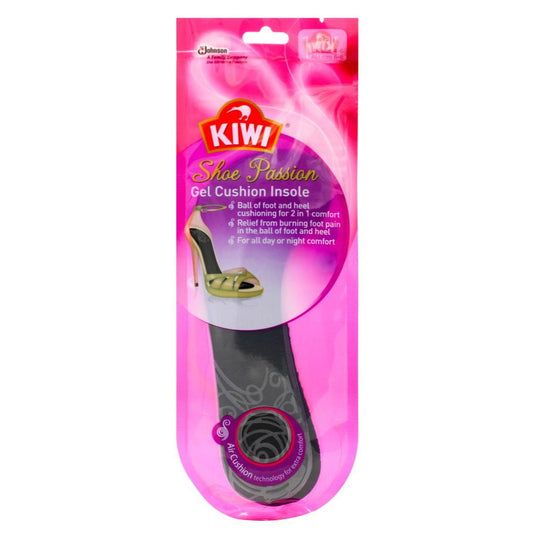 Kiwi Shoe Passion Gel Cushion Insole 1 pair AU Size 6-8