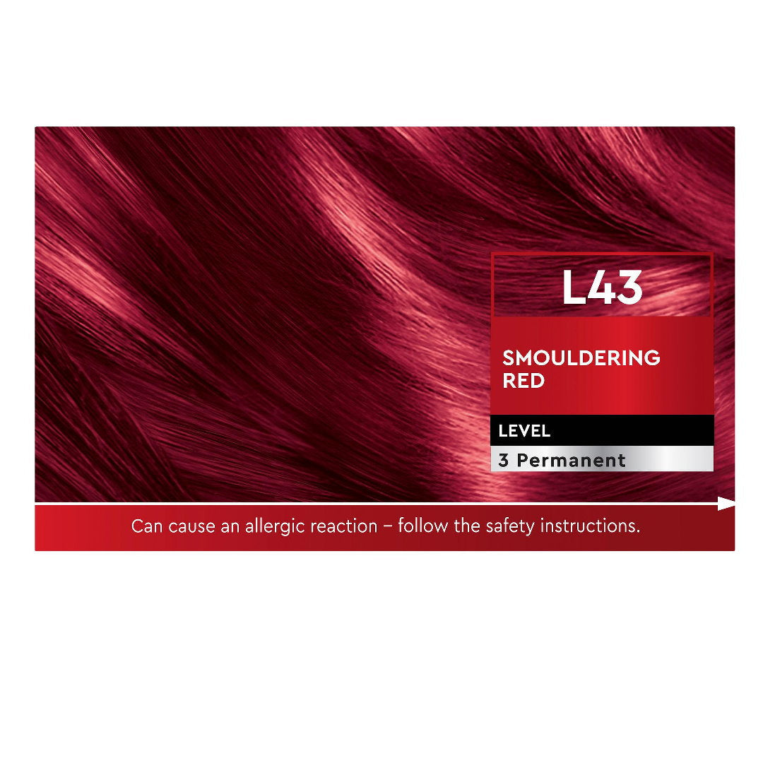 Schwarzkopf Brilliance Luminance Hair Colour - L43 Smouldering Red