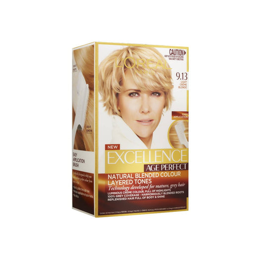 Makeup Warehouse - LOreal Age Perfect Hair Colour 9.13 Light Crème Blonde - LOreal Blonde Hair