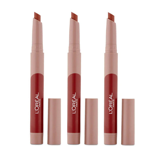 3 x LOreal Infallible Matte Lip Crayon 103 Maple Dream