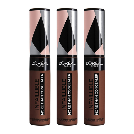 3 x LOreal Infallible More Than Concealer Full Coverage 11ml 343 Truffle