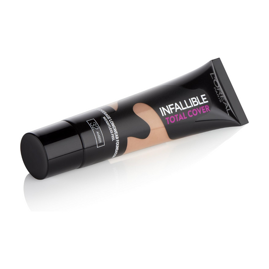 3 x LOreal Infallible Total Cover Full Coverage Longwear Foundation 35g 32 Amber