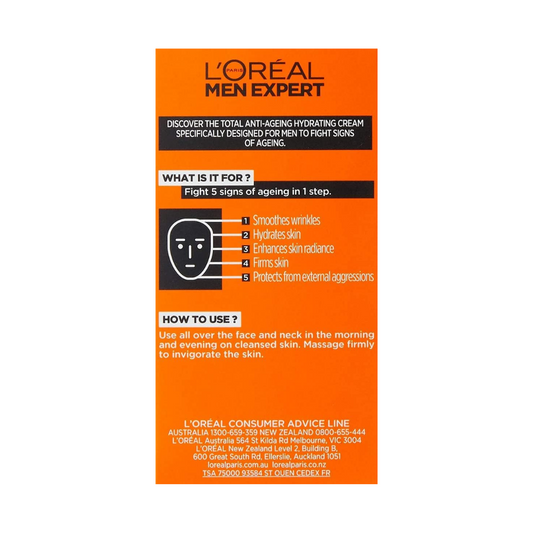 6 x LOreal Men Expert Vita Lift 5 Actions with French Vine Extract 50mL