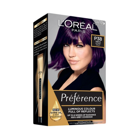 LOreal Preference Permanent Hair Colour P38 Tokyo Intense Violet