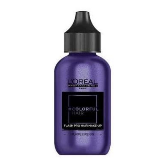 L'Oreal Colorful Hair Flash Pro Hair Make Up 60mL Purple Reign