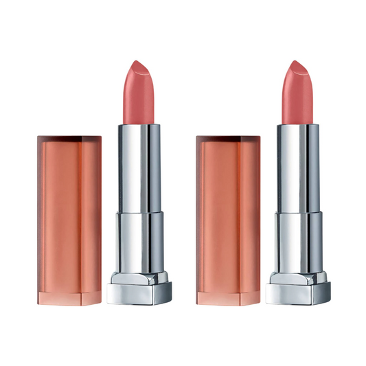 2 x Maybelline Color Sensational Matte Nudes Lipstick 565 Almond Rose