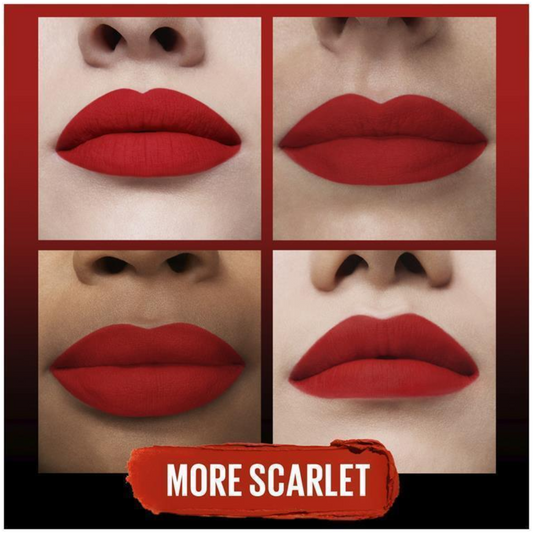 Maybelline Color Sensational Ultimate Matte Lipstick 299 More Scarlett