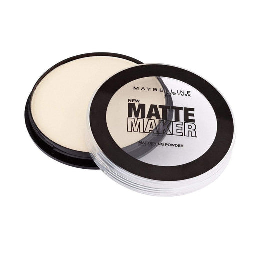 12 x Maybelline Matte Maker Mattifying Pressed Powder 16g - 10 Classic Ivory