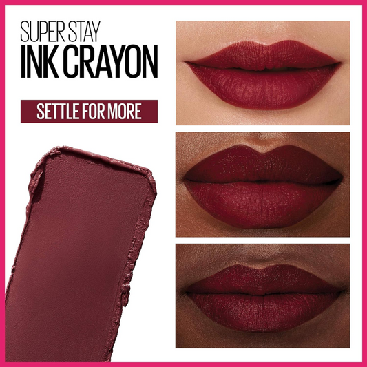 Maybelline Superstay Ink Crayon Lip Crayon Lipstick 65 Settle For More