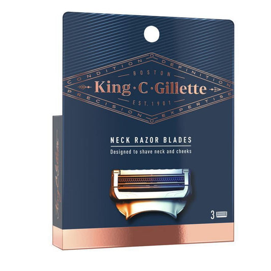 King C Gillette pk3 Neck Razor Blades