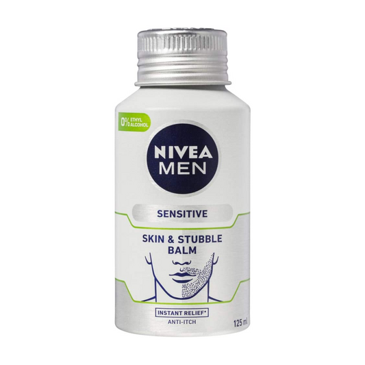 3 x Nivea Men Sensitive Instant Relief Skin and Stubble Balm 125ml