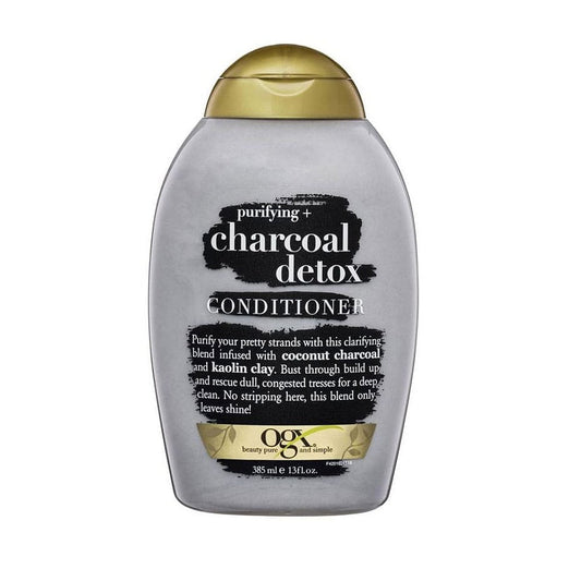 3x OGX Purifying + Charcoal Detox Conditioner 385mL
