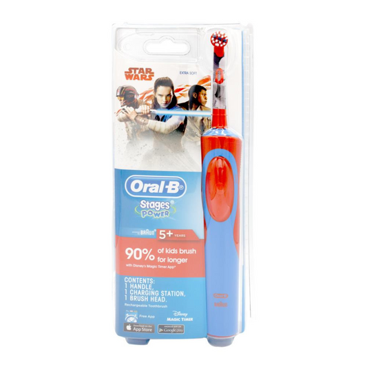 Oral B Stages Power 5+ Years Extra Soft Rechargeable Toothbrush Star Wars