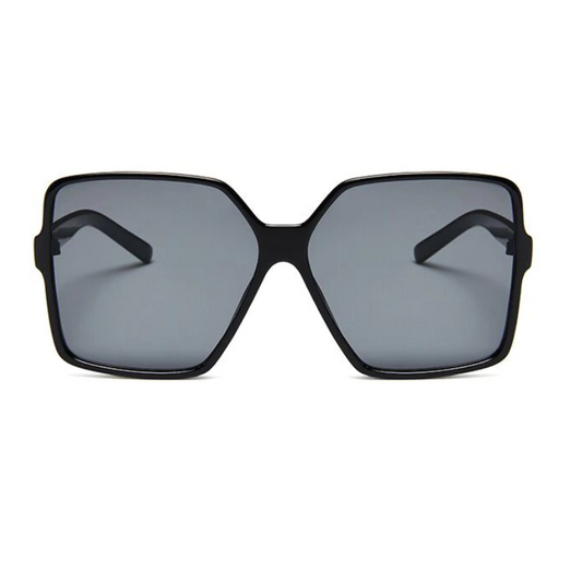 Rosy Lane Retro Rim Square Sunglasses Black