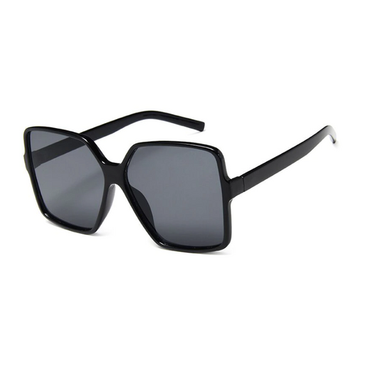 Rosy Lane Retro Rim Square Sunglasses Black