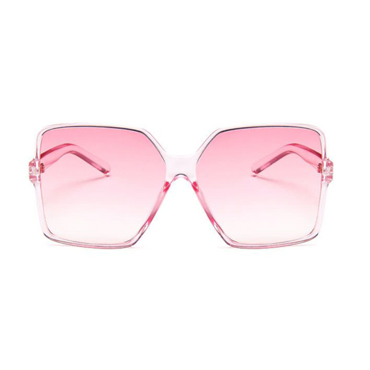Rosy Lane Retro Rim Square Sunglasses Pink