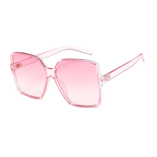 Rosy Lane Retro Rim Square Sunglasses Pink