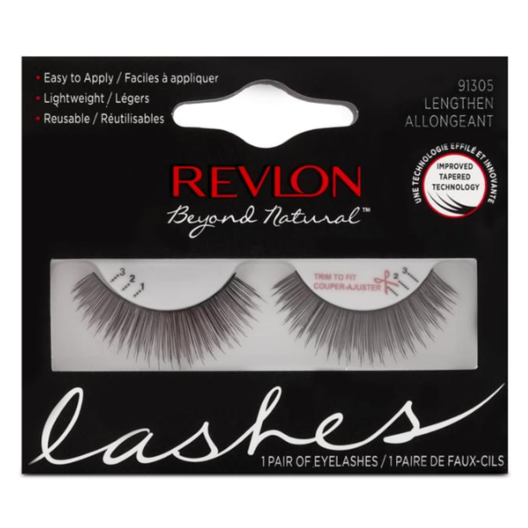 Revlon Beyond Natural Lashes 91305 Lengthen 1 Pair