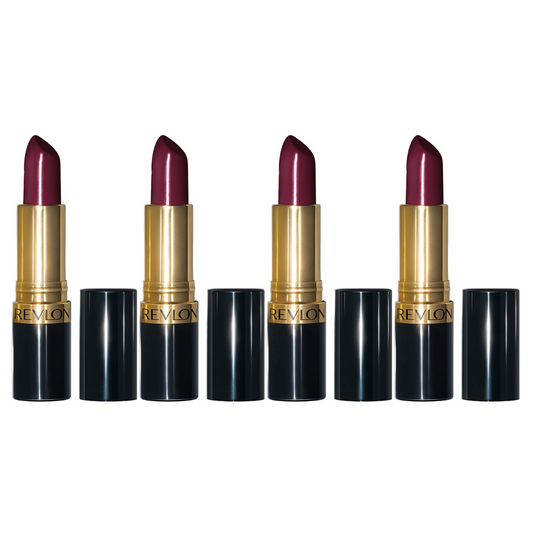 4 x Revlon Super Lustrous Lipstick - 477 Black Cherry
