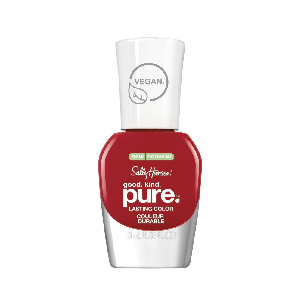 2 x Sally Hansen Good Kind Pure Nail Polish 10ml 310 Pomegranate Punch