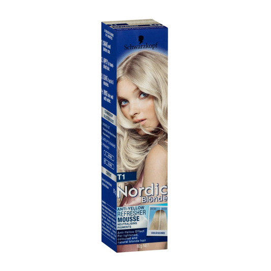 Schwarzkopf Nordic Blonde Refresher Mousse 92g T1 Icy Platinum