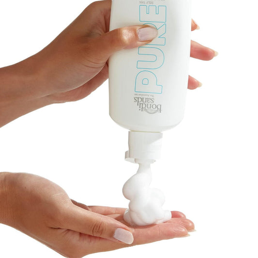 Buy Bondi Sands Pure Self Tan Foaming Water Light Medium 200mL - Makeup Warehouse Australia