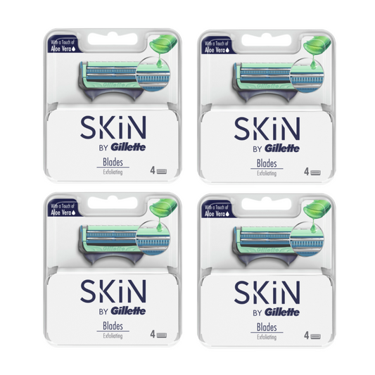 4 x Skin by Gillette 4 pack Exfoliating Blades