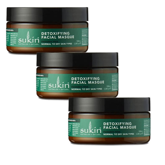 Buy Online Sukin Super Greens Detoxifying Facial Masque 100mL - Makeup Warehouse Australia